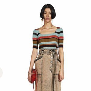 NWT Ulla Johnson Hadley Top in Painted Canyon